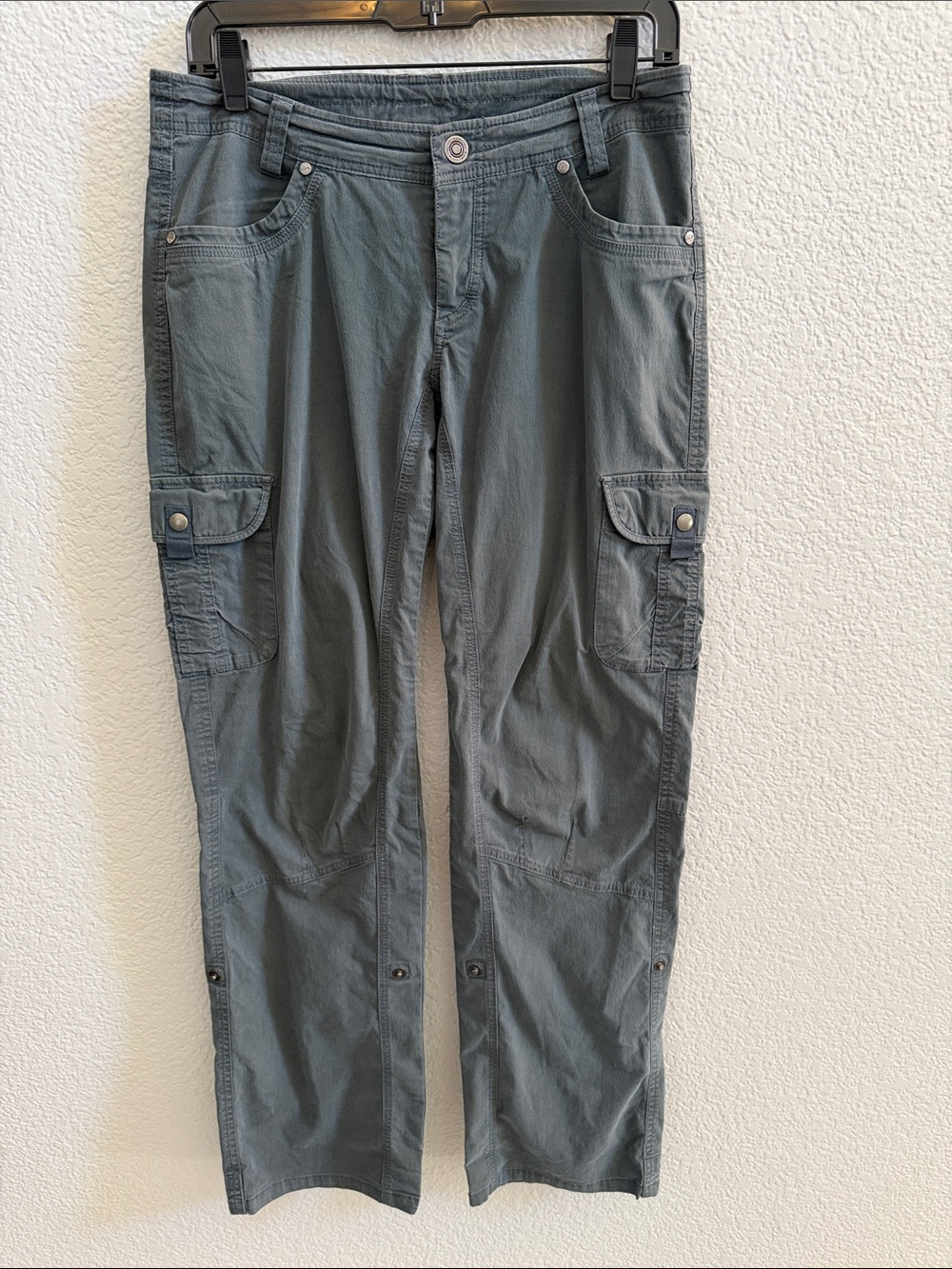 KUHL SPLASH ROLL-UP GRAY OUTDOOR HIKING PANT SIZE 8 - Picture 4 of 8